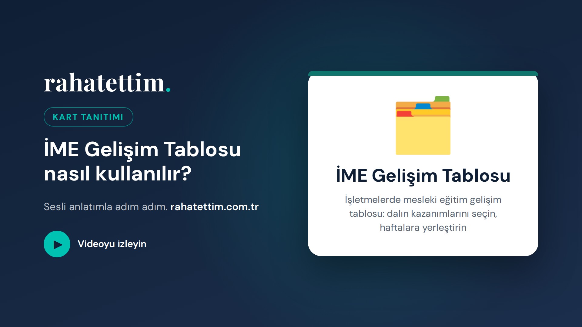 İME Gelişim Tablosu Nasıl Hazırlanır?