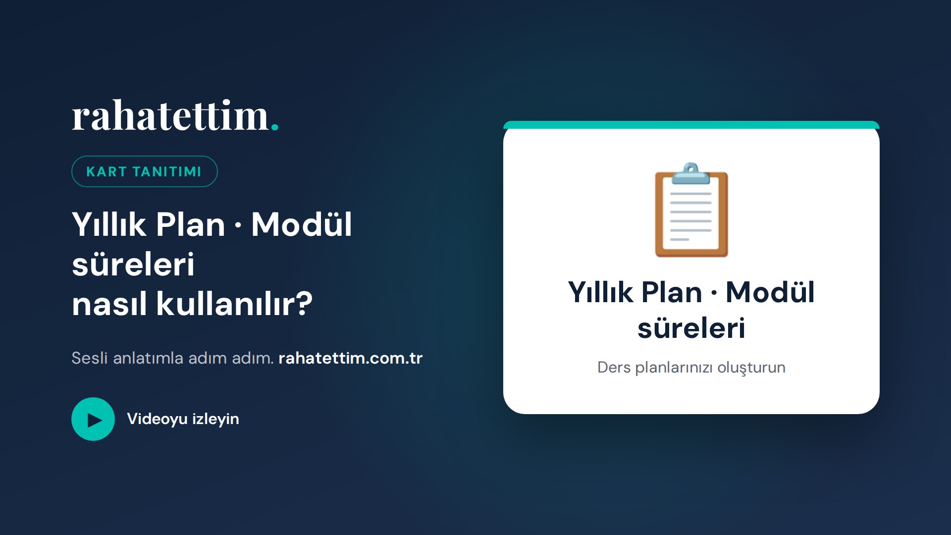 Yıllık Planda Modül Süreleri Nasıl Ayarlanır?
